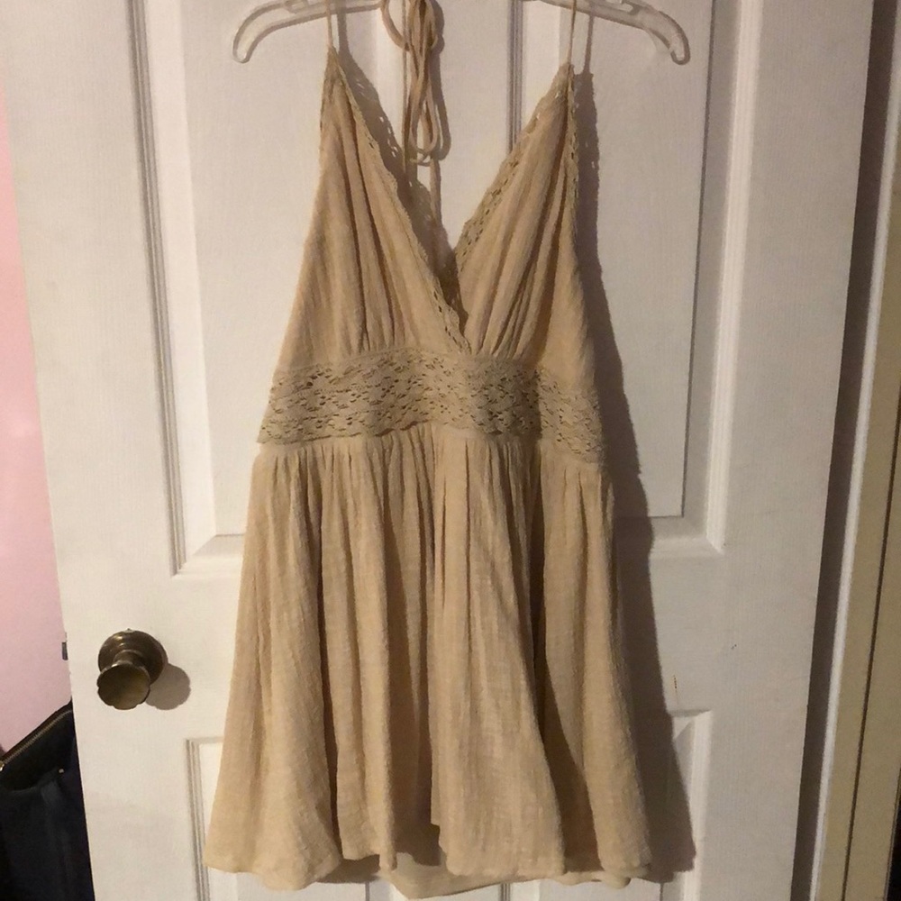 Loveriche Beige Sundress